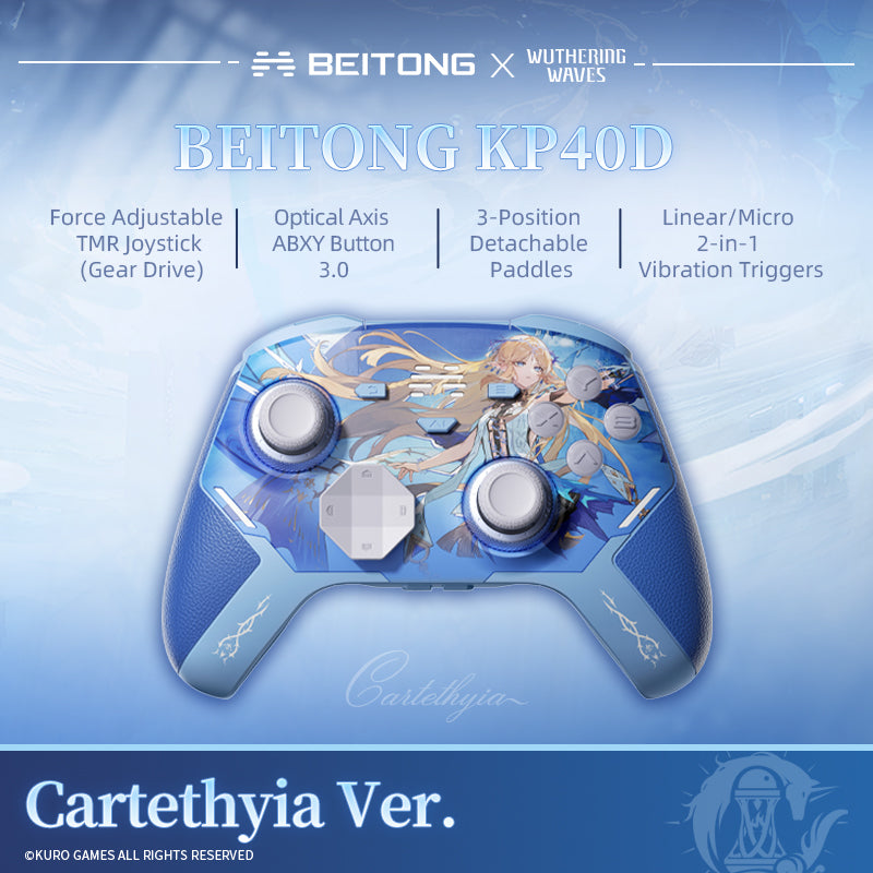 BEITONG KP40D Elite Controller Wuthering Waves Cartethyia Limited Edition