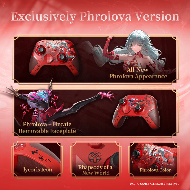 BEITONG KP40D Elite Controller Wuthering Waves Phrolova Limited Edition