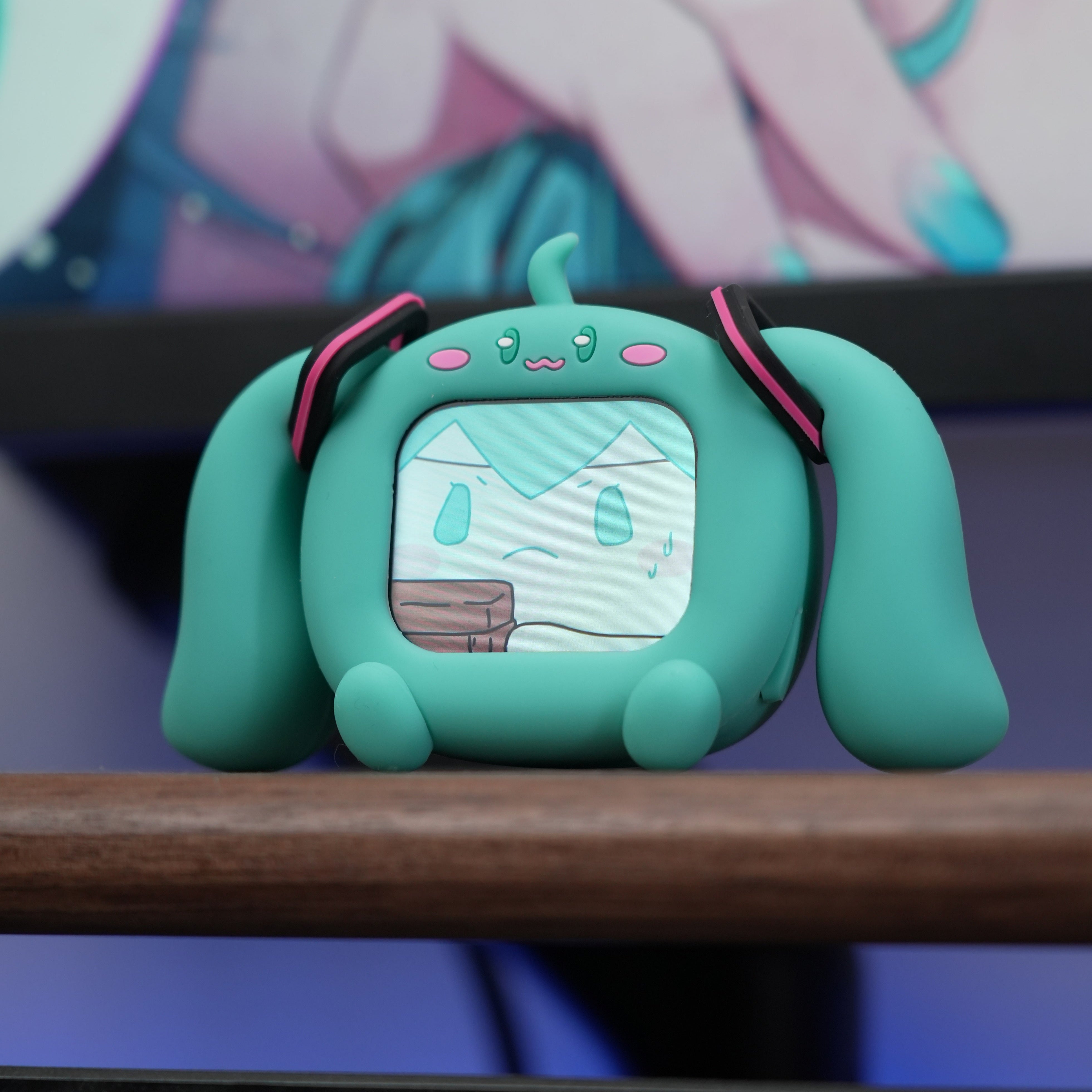 ビリビリグッズ 初音ミク CUBE FACE LCDタッチスクリーン Bluetooth Airpods