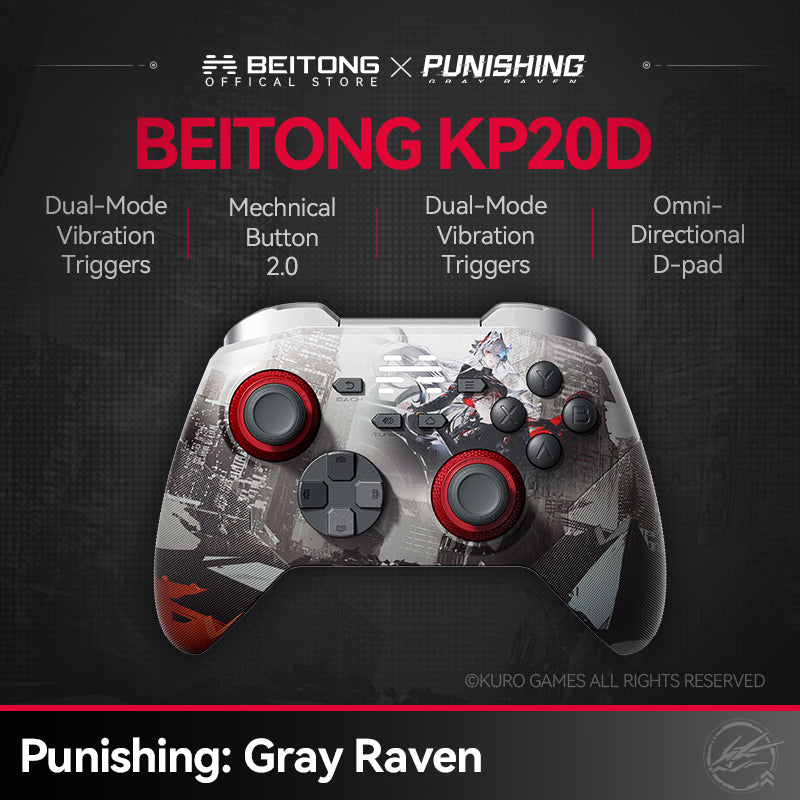 BEITONG KP20D Elite Controller Punishing Gray Raven Limited Edition