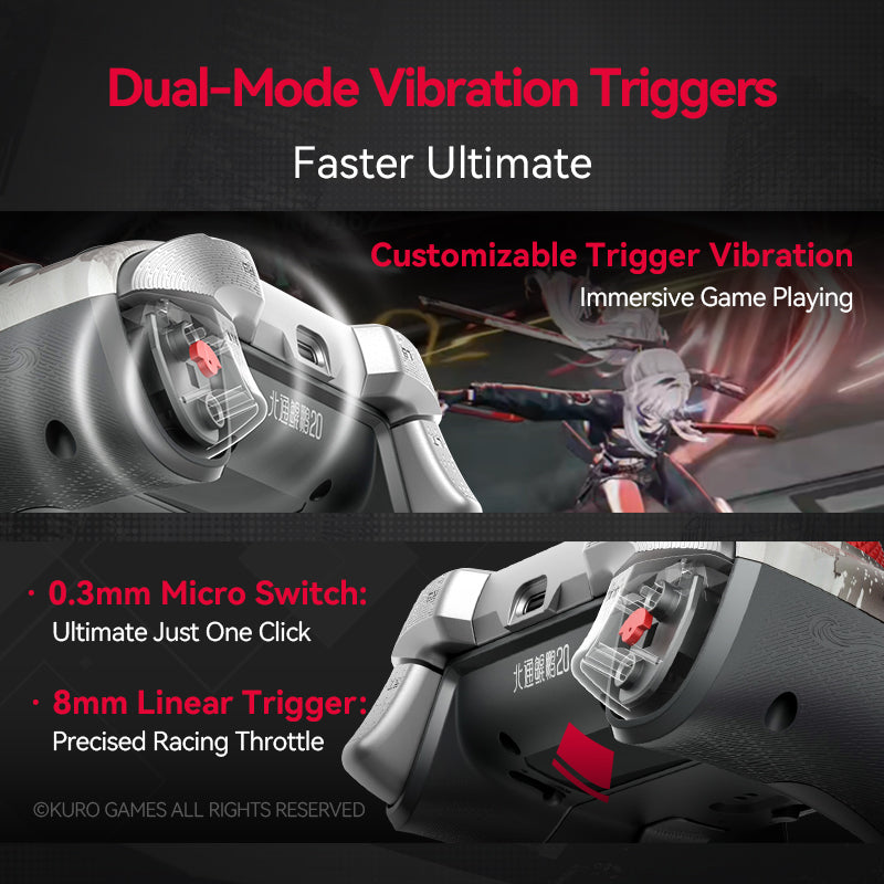 BEITONG KP20D Elite Controller Punishing Gray Raven Limited Edition