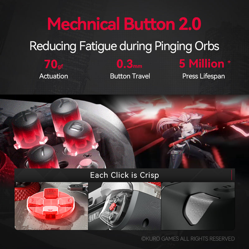 BEITONG KP20D Elite Controller Punishing Gray Raven Limited Edition