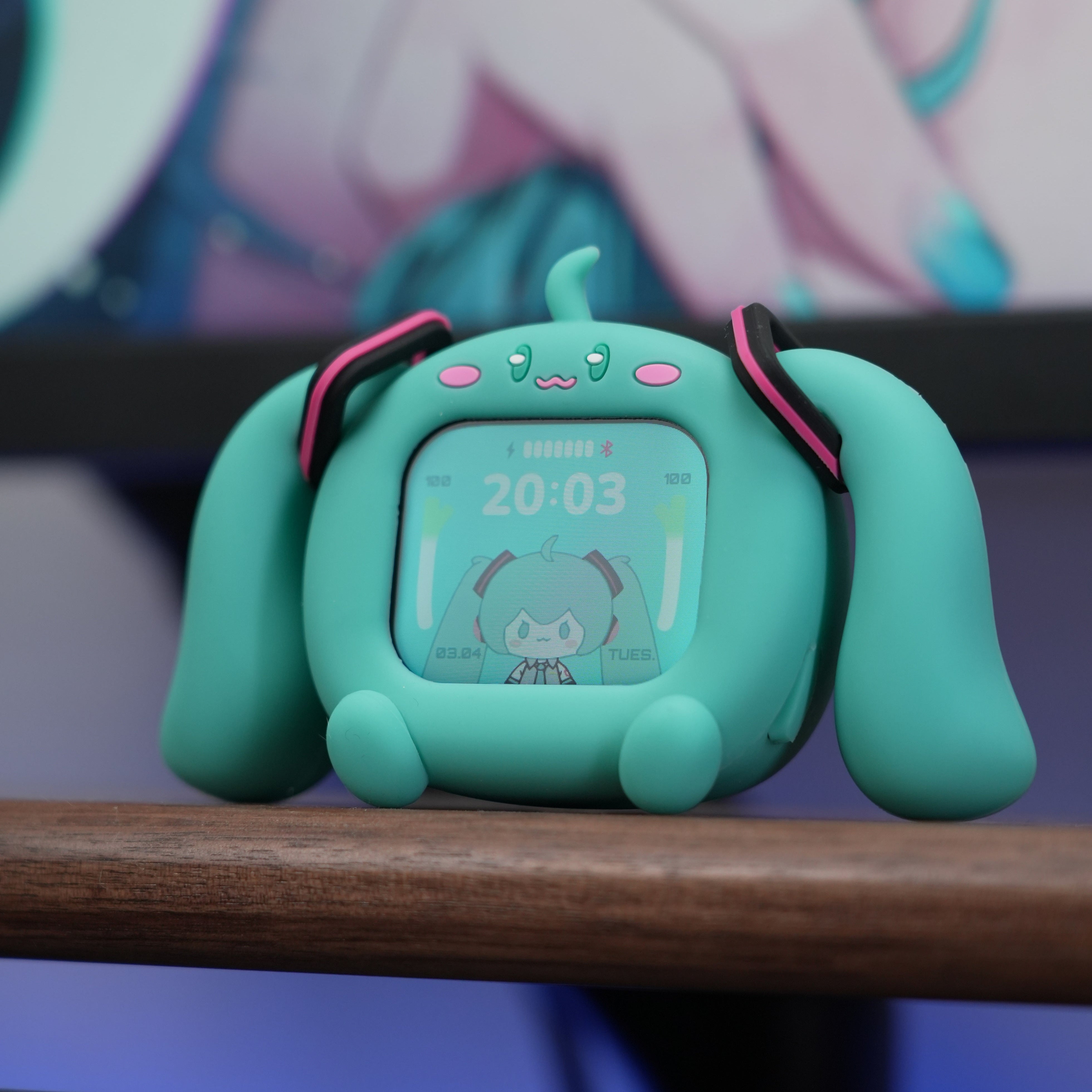 ビリビリグッズ 初音ミク CUBE FACE LCDタッチスクリーン Bluetooth Airpods