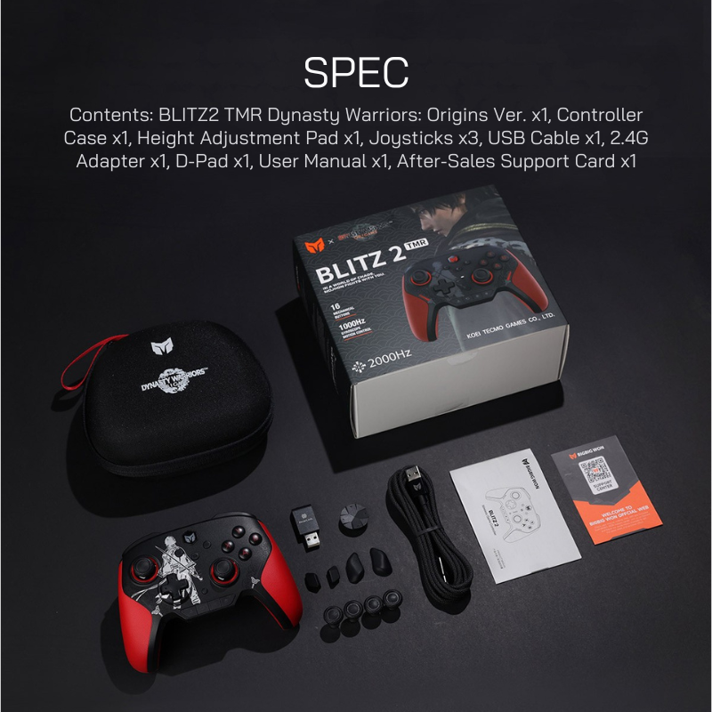 MOJHON (BIGBIG WON) Blitz 2 Gaming Controller Dynasty Warriors: Origins Limited Edition